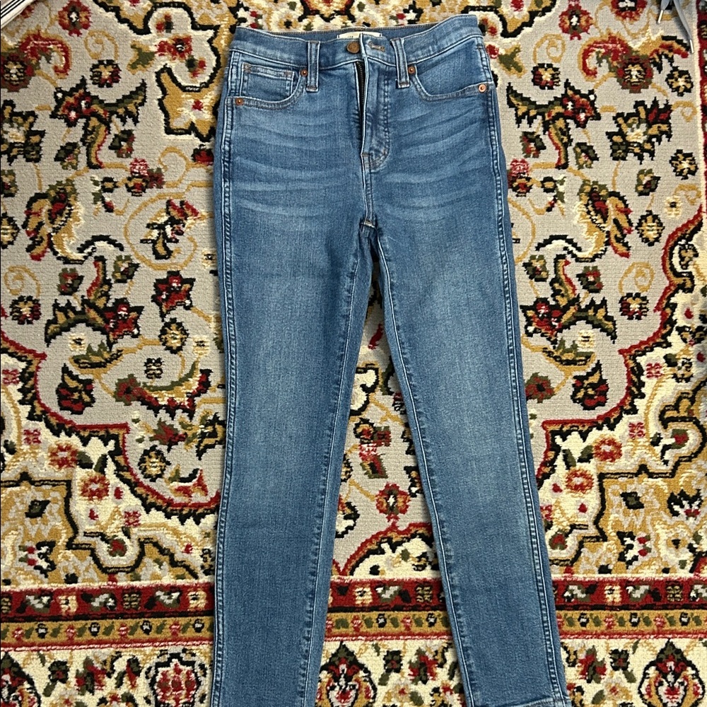 Madewell skinny crop high rise